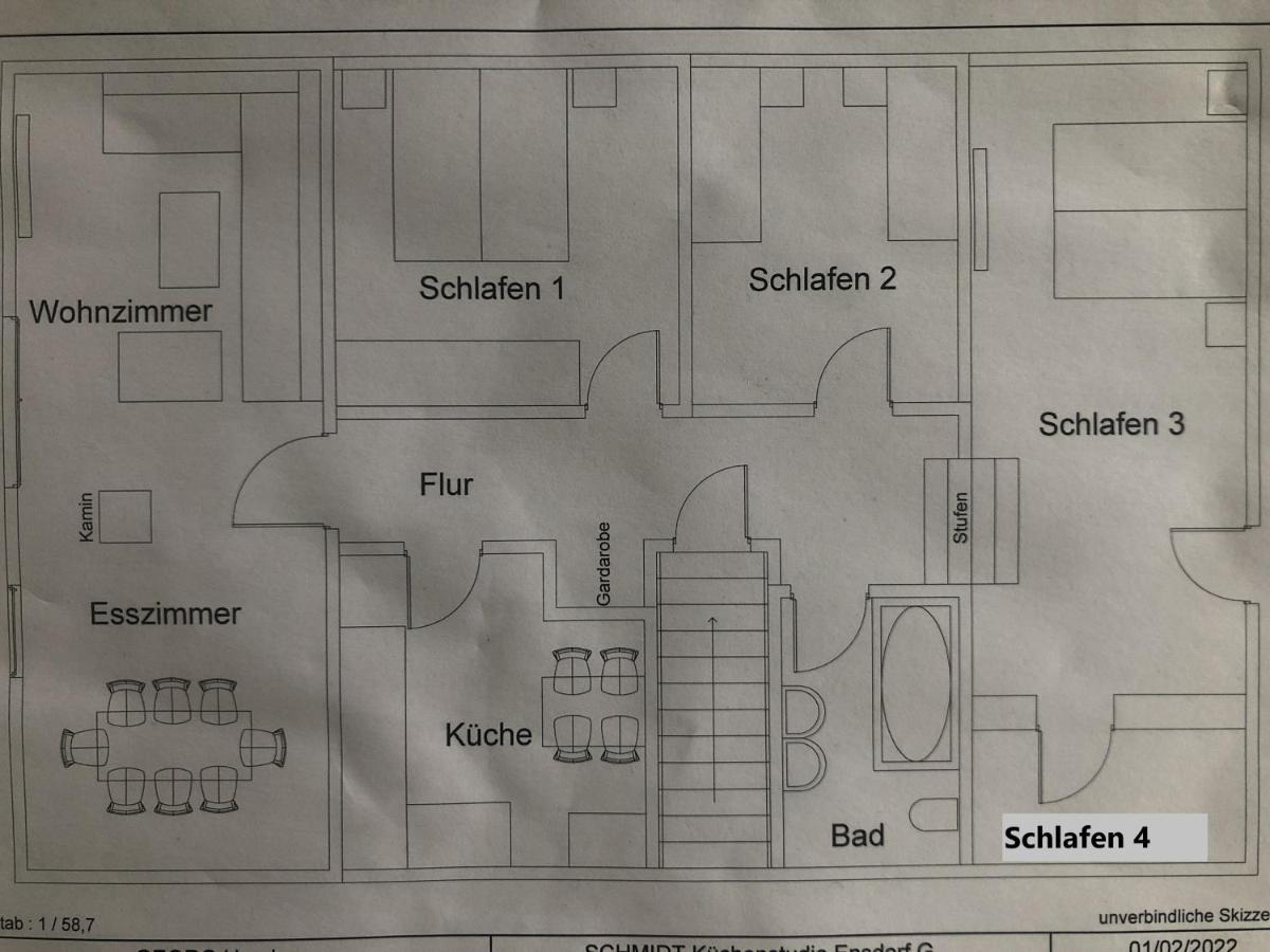 Ironico Homestay 4 Schlafzimmer Ferienwohnung 100 M2 Nahe Bostalsee Eisen  Eksteriør billede